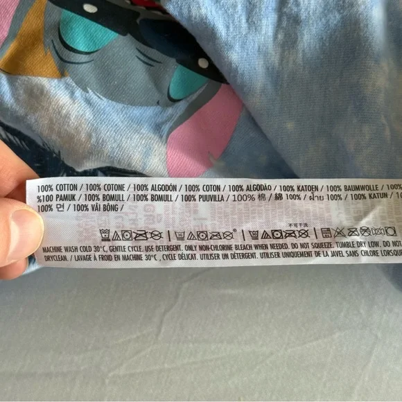 Walt Disney World Stitch Tie Dye Spirit Jersey Size Large Pullover Sweatshirt - Picture 12 of 16